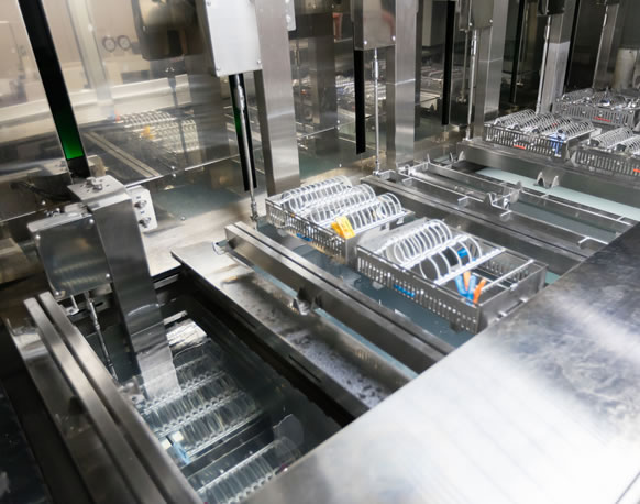 Cleaning equipment group (cleaning line)