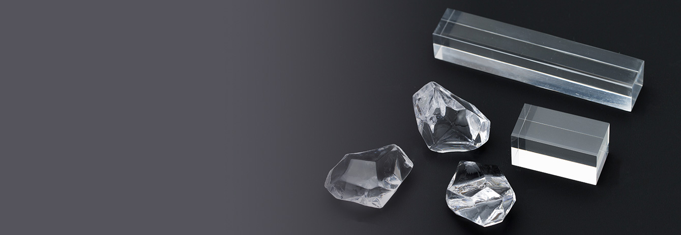 Glass material / polishing process