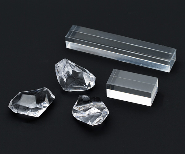 Glass material / polishing process